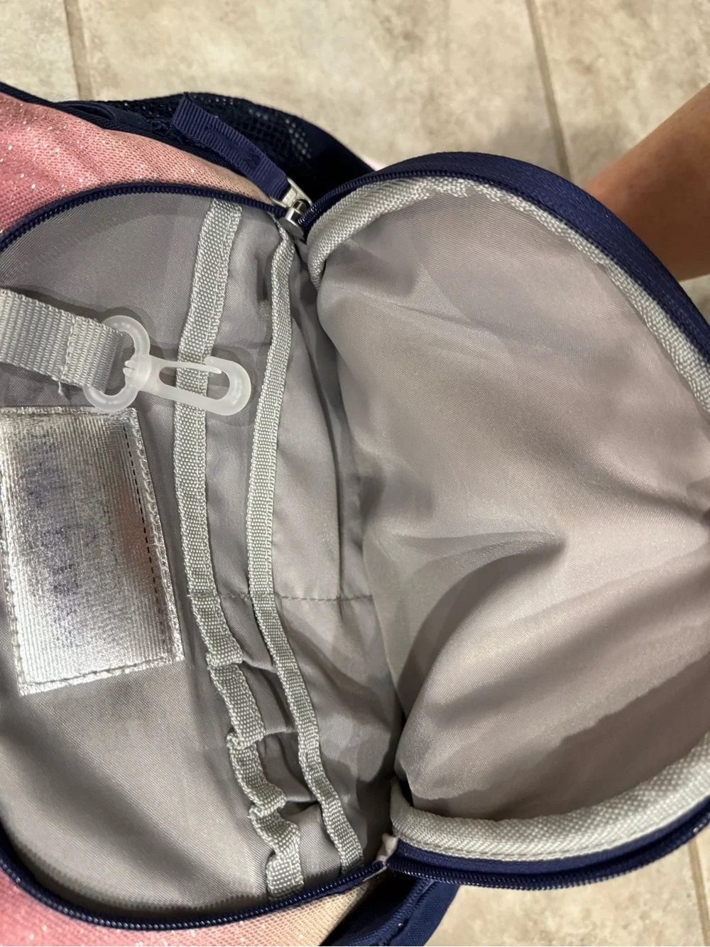 Pottery Barn Kids Glitter Ombre Backpack and Lunch Bag Set